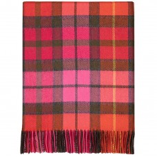 Lambswool Blanket - Buchanan Rose Tartan